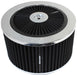 CHROME 9" x 5" FULL FLOW AIR FILTER ASSEMBLY, 7-5/16" NECK