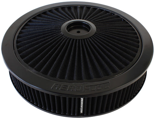 14 X 3 FULL FLOW ASSEMBLY 7-5/16 FLAT BASE BLACK 