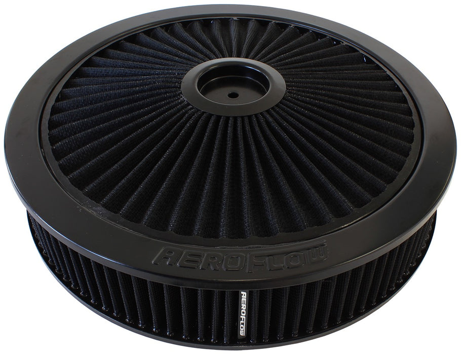 14 X 3 FULL FLOW ASSEMBLY 7-5/16 FLAT BASE BLACK 