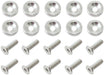 Billet Dress-Up/Fender Bolt Kit M6 x 1.00mm (20mm UHL) Silver Finish