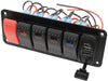 UNIVERSAL SWITCH PANEL WITH USB CHARGING PORTS