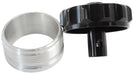 2 ALUM WELD BUNG AND CAP BLACK WITH ROLL OVER VALVE