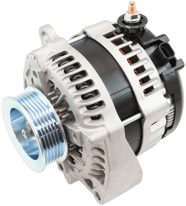 AF4074-2000-Aeroflow GM LS High Output Alternator - Raw Finish 