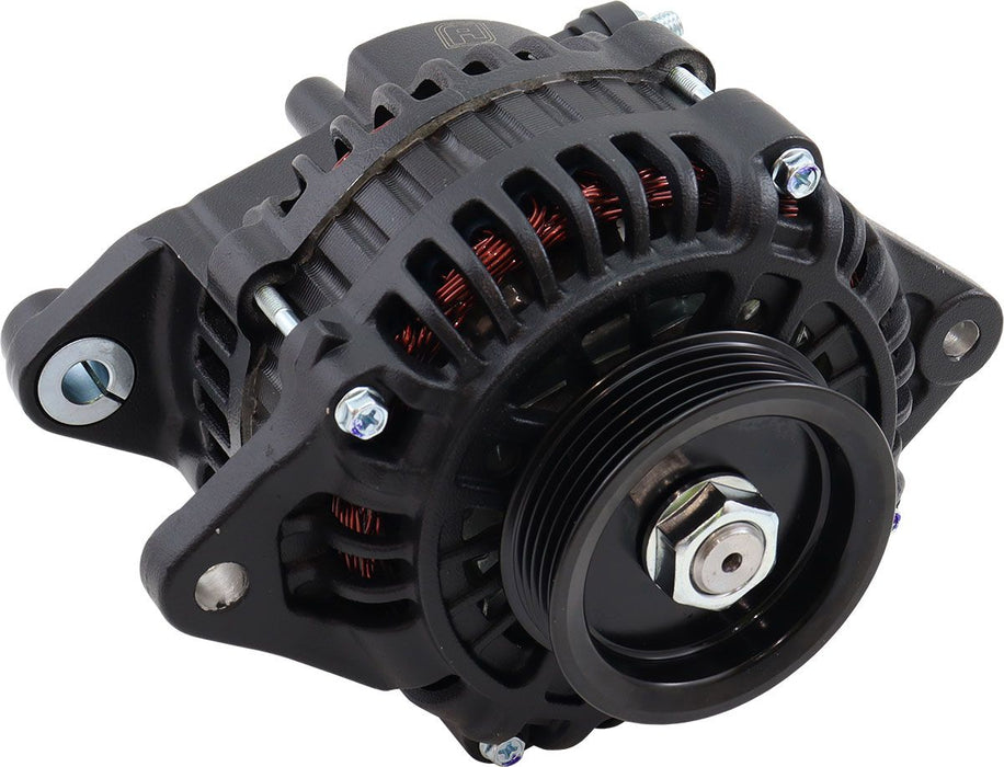 AF4278-1500 - AEROFLOW 130 AMP HIGH OUTPUT ALTERNATOR BLACK FITS MAZDA 13B 6/7/8 