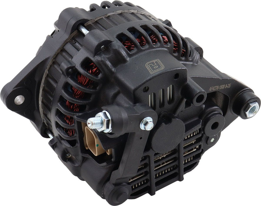AF4278-1500 - AEROFLOW 130 AMP HIGH OUTPUT ALTERNATOR BLACK FITS MAZDA 13B 6/7/8 