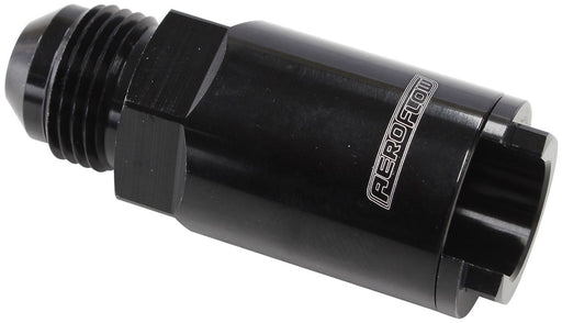PUSH-ON EFI FUEL FITTING -8AN WITH 1/2" PUSH-ON - BLACK