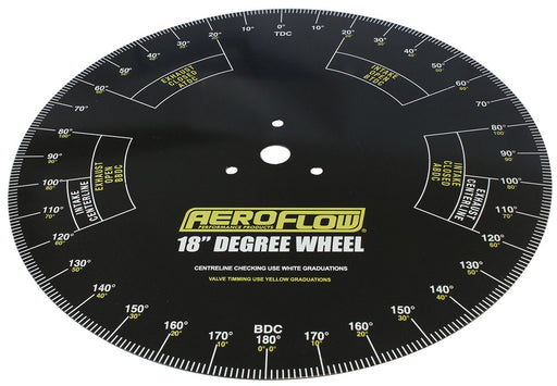 PRO CAMSHAFT DEGREE WHEEL, 18" UNIVERSAL