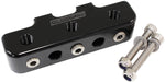 Pressure Sensor Block - Black With 9 x 1/8" NPT Ports