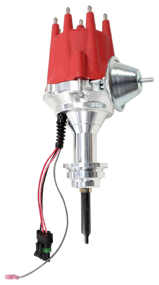 XPRO CHRYSLER 318-360 READY TO RUN DISTRIBUTOR, MACHINED ALUMINIUM BODY WITH RED CAP