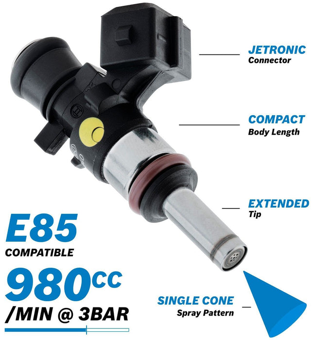 BOSCH MOTORSPORT 980cc EV14 SHORT JETRONIC FUEL INJECTOR