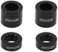BILLET BOLT SPACERS M6 BLACK 1/4 PACK OF 4