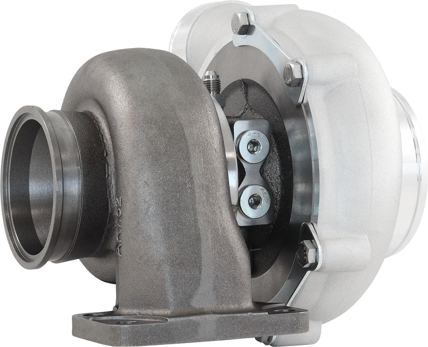 BOOSTED 6862 .82 Turbocharger 1050HP, Natural Cast Finish, External Wastegate, T3 Inlet Flange, V-Band Exhaust Flange