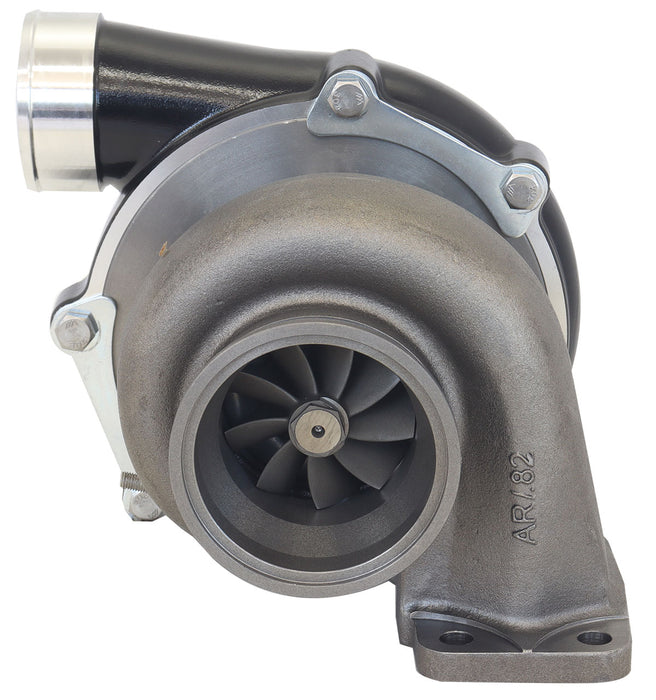 BOOSTED 6862 .82 Turbocharger 1050HP, Hi Tem Black Finish, External Wastegate, T3 Inlet Flange, V-Band Exhaust Flange