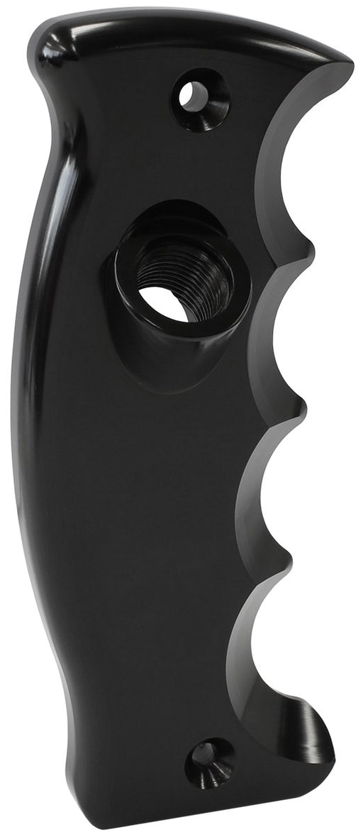 PISTOL GRIP DRIVERS SIDE BUTTON PLATE - BLACK