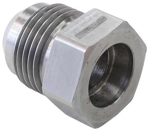 STEEL HEX WELD ON MALE BUNG SUITS 3/8 HARD LINE -6AN MALE