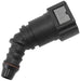 PUSH ON 3/8 EFI FITTING TO 3/8 / 9.65MM BARB 45 DEGREE