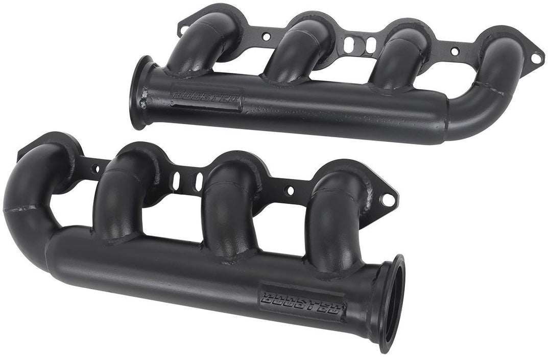 GM LS TWIN TURBO MANIFOLDS, FORWARD FACING 2.5" V-BANDS (PAIR)