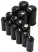 Metric Vacuum Blank Off Plug Kit (16 piece) Black Finish
