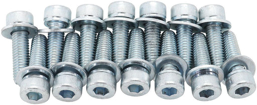 GM 4L60 TRANSMISSION OIL PAN BOLT KIT, M6 STEEL BOLTS