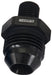 AF743-08BLK - Aeroflow Metric to Male Flare Adapter M10 x 1.0mm to -8AN - Black 