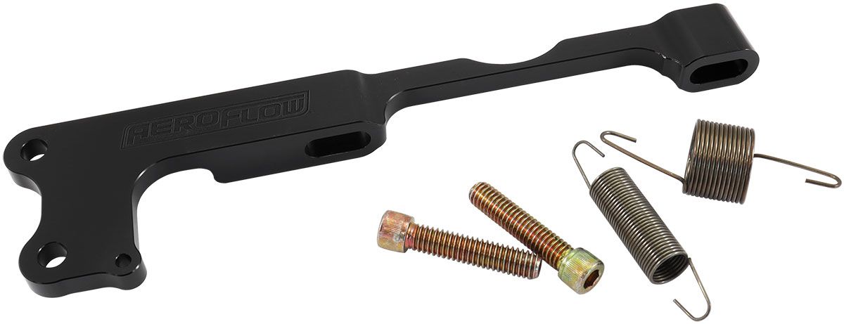 Throttle Cable Bracket Designed for Holley Sniper EFI Unit - Black  