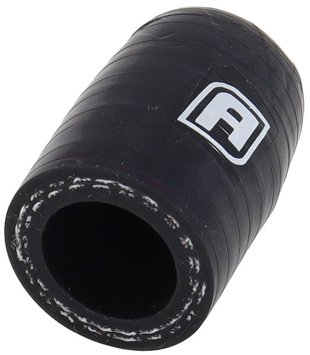 Gloss Black Silicone Heater Hose Block Off Cap 1/2" (13mm) I.D Sold Individually, 3 Ply Polyester  AF9289-050-01