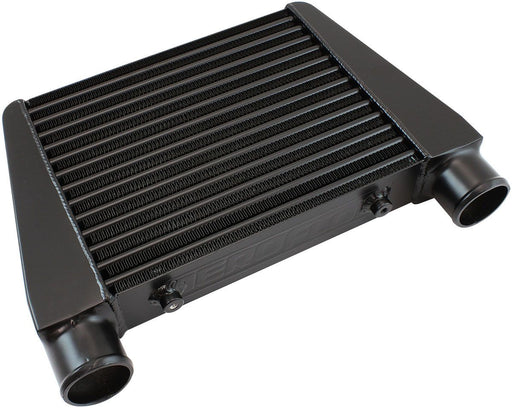 AF90-1015BLK- V-Mount Street Series Aluminium Intercooler, Black Powder Coated Finish 