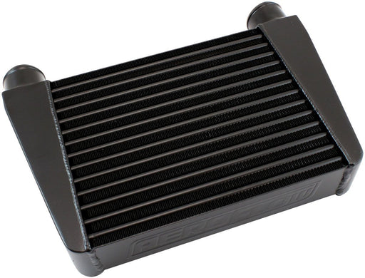 AF90-1015BLK- V-Mount Street Series Aluminium Intercooler, Black Powder Coated Finish 