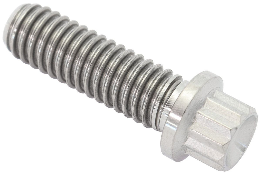 Aeroflow 5/16-18", UHL 1" Titanium Bolt 12 Point Head, Natural Finish, Sold Single   AF3512-1000