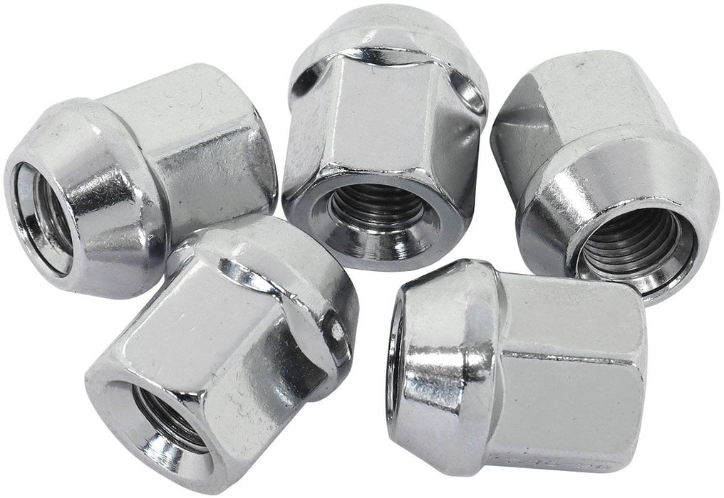 Acorn Short Open Chrome Wheel Nuts - M12 x 1.25mm 