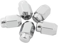 ACORN MEDIUM CLOSED CHROME WHEEL NUTS - M14 x 1.5mm PACK OF 5