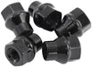 CONICAL ET STYLE OPEN BLACK WHEEL NUTS-M12 X 1.5mm