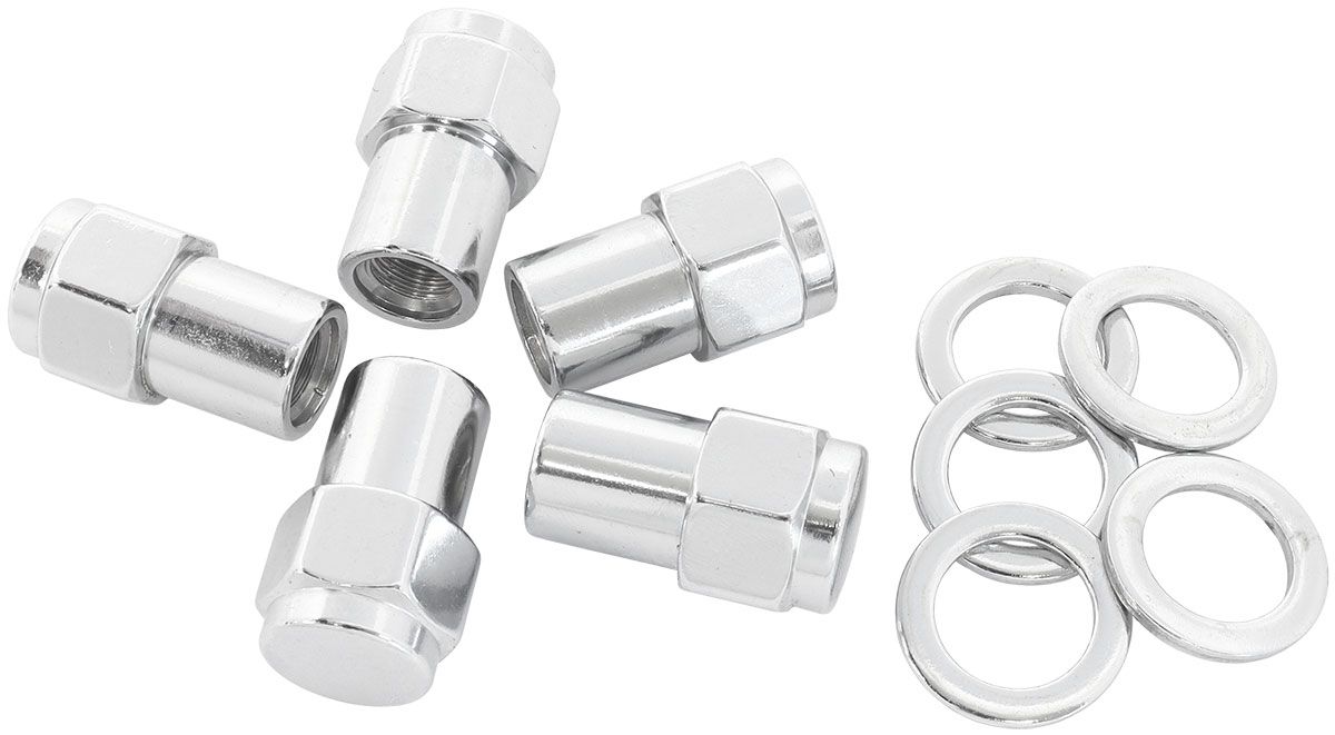 0.550" Shank Closed Chrome Wheel Nuts - 1/2-20"  AF3042-6000