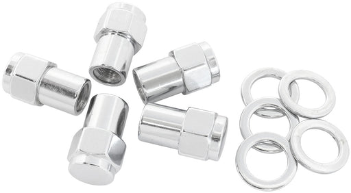 WHEEL NUTS 0.550" SHANK CLOSED M14x 1.50mm CHROME