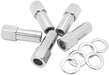 1.380" Shank OpenChrome Wheel Nuts - M14 x 1.50mm Pack of 5, Washer Seat with Shank 