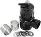 COMPACT BLOW OFF VALVE  - BLACK - COMPLETE KIT WITH WELD ON FLANGE & V-BAND