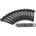 SMALL BLOCK FORD WINDSOR INTAKE BOLTS - BLACK FINISH