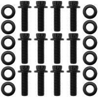 GM LS HEADER BOLTS, M8 x 1.25mm, 0.984" (25mm) UHL - BLACK