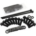 GM LS OIL PAN BOLT KIT - BLACK 