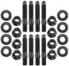 UNIVERSAL VALVE COVER STUD KIT 1/4-20" OAL 1.50" (Pack of 8) - BLACK