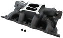 FORD 351 CLEVELAND AIR GAP DUAL PLANE INTAKE MANIFOLD, BLACK FINISH