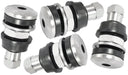 Bolt In Valve Stems - Chrome Finish, Pack of 4, suits 7/16" & 5/8" Hole