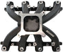 GM LS RECTANGLE PORT CARBURETOR STREET SINGLE PLANE EFI INTAKE MANIFOLD, BLACK FINISH