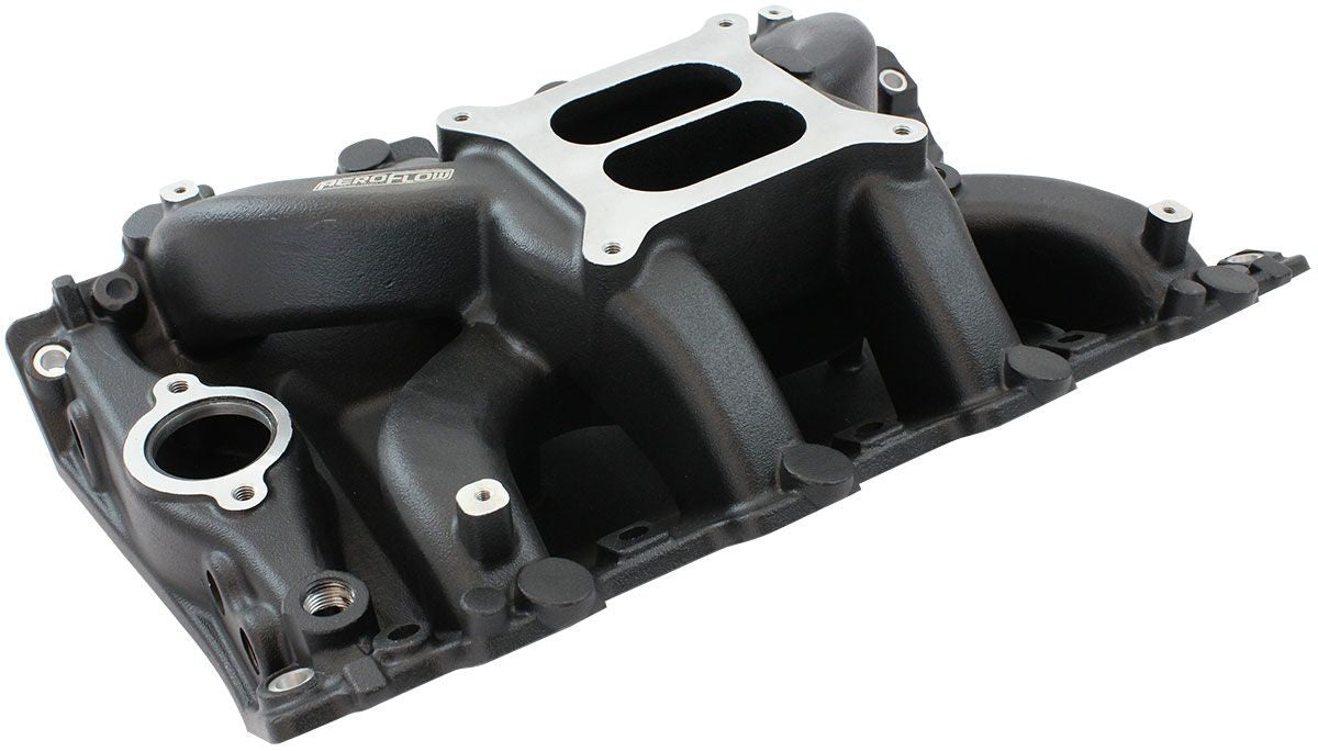 HOLDEN 304 AIR GAP DUAL PLANE INTAKE MANIFOLD - BLACK