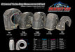 T25 / T28 Titanium Turbo Bag / Blanket Suit Boosted 4647 up to 5449 Turbochargers with Internal Wastegate 