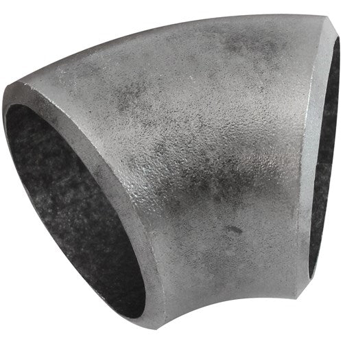 1-3/8" (35mm) Steam Pipe Tube, 45 Degree Bend, 1.5D Radius