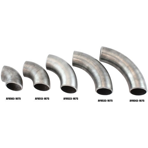 1-5/8" (41mm) Steam Pipe Tube, 45 Degree Bend, 1.5D Radius