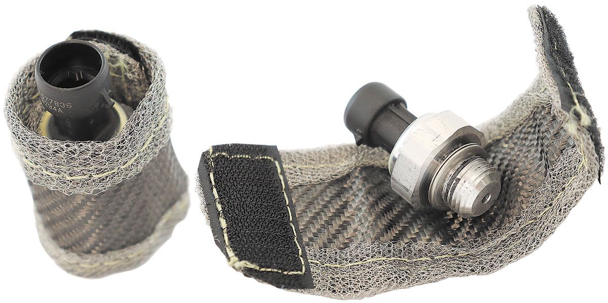 af91-8090- Titanium Sensor/Fuel Injector Heat Protector Bag Suits Transducers and Fuel Injectors 