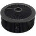 BLACK FULL FLOW 14" x 5" AIR FILTER ASSEMBLY WITH 1-1/8" DROP BASE, 5-1/8" NECK