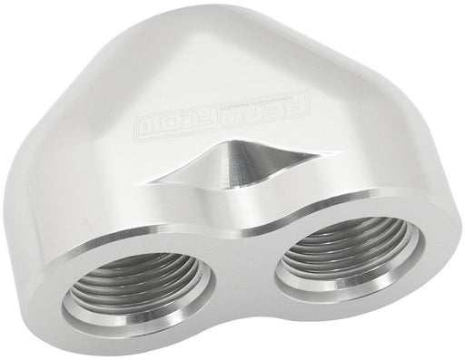 BILLET 3 PORT ORB U-BLOCK - SILVER